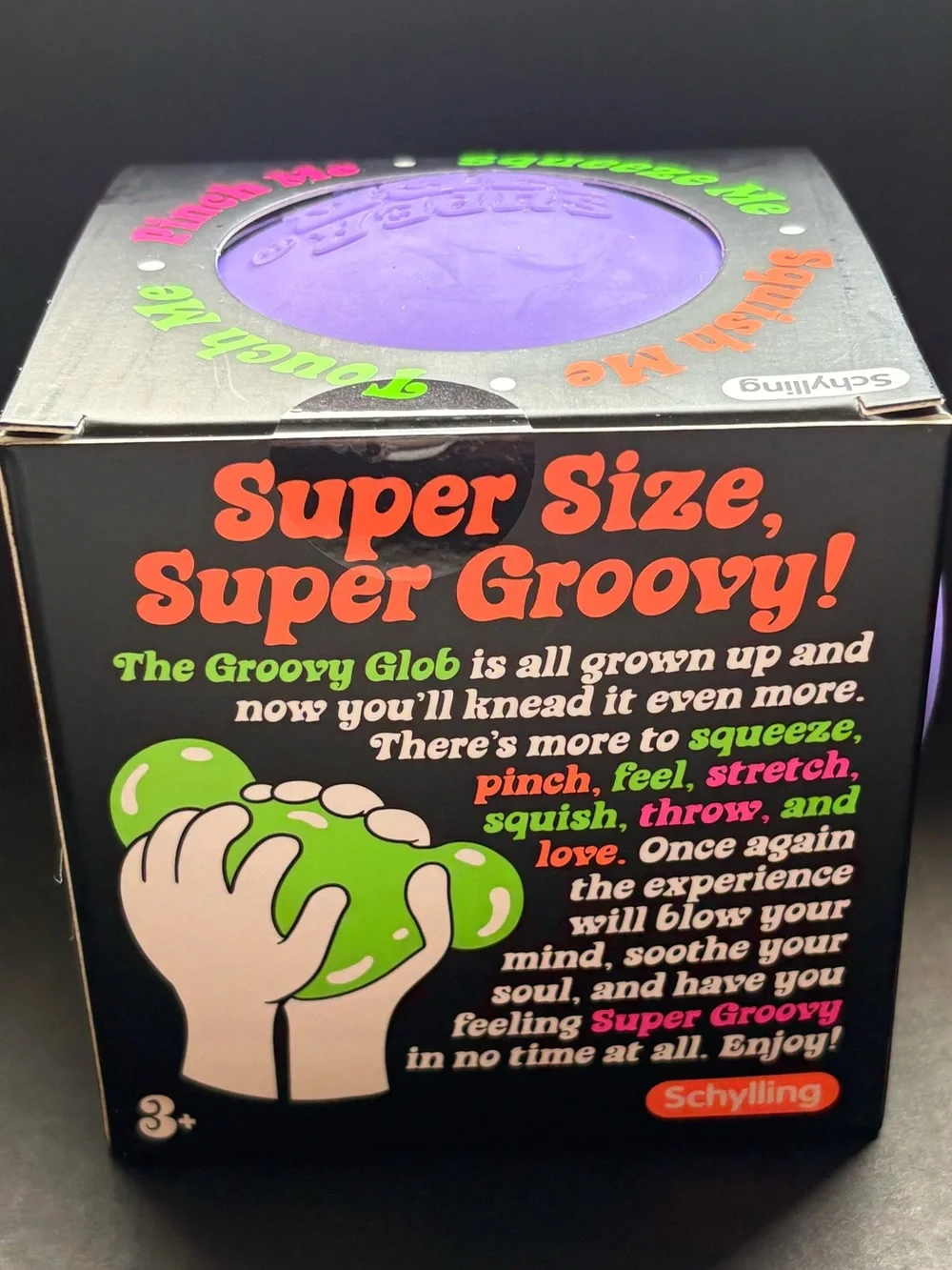 Schylling Super NeeDoh Groovy Glob- Purple
